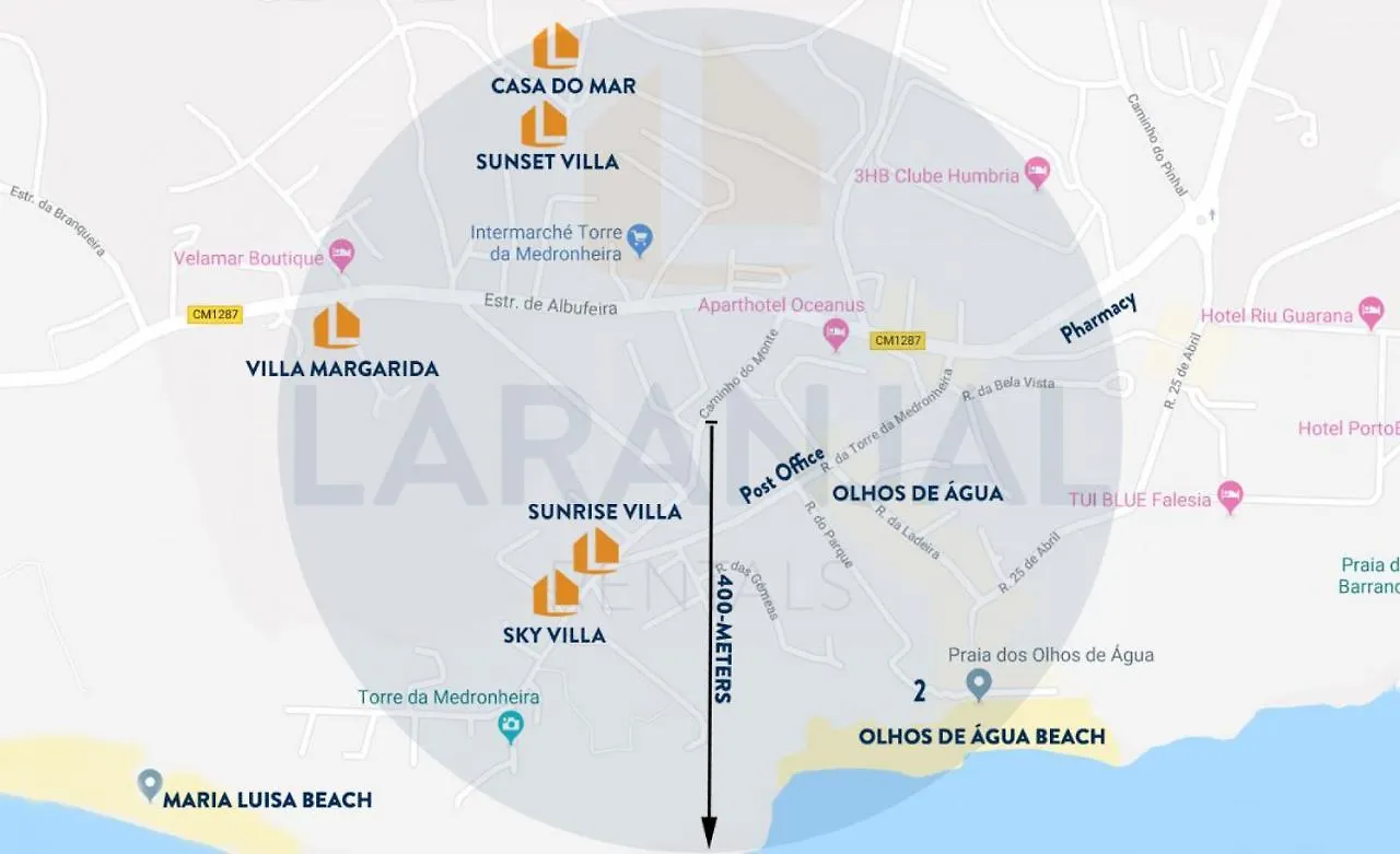 Sunset Villa By Laranjal Rentals Olhos de Agua  Portugal